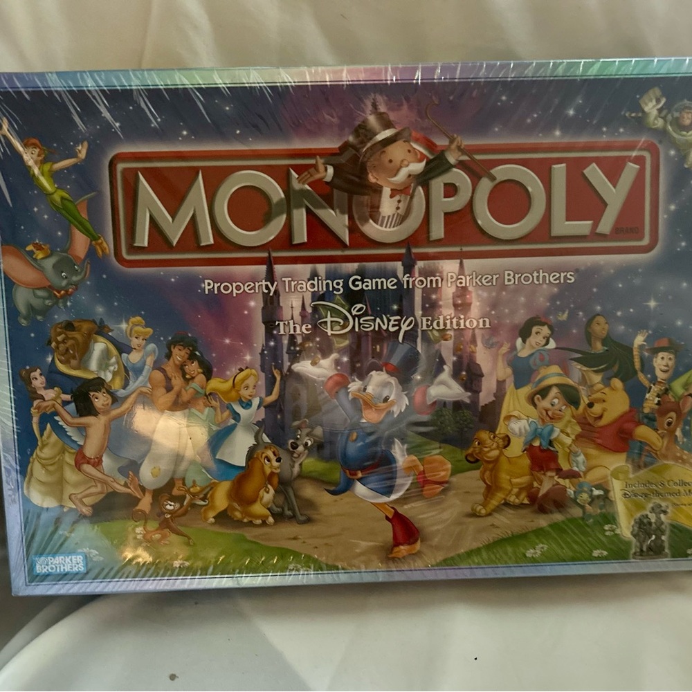 Disney Monopoly Game - Blue and Red